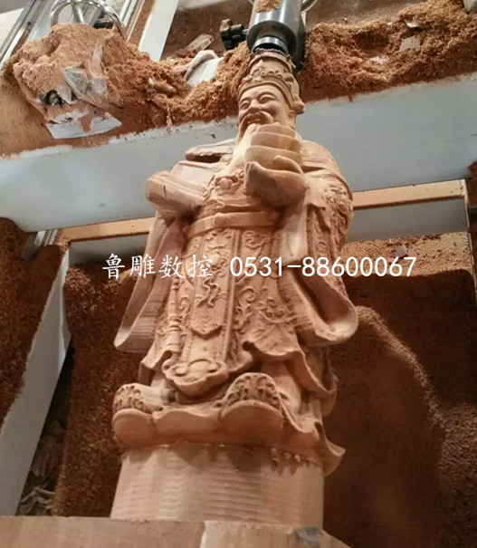 三維立體雕刻機制作的財神雕像、觀音佛像 三維立體雕刻機制作的財神雕像、觀音佛像