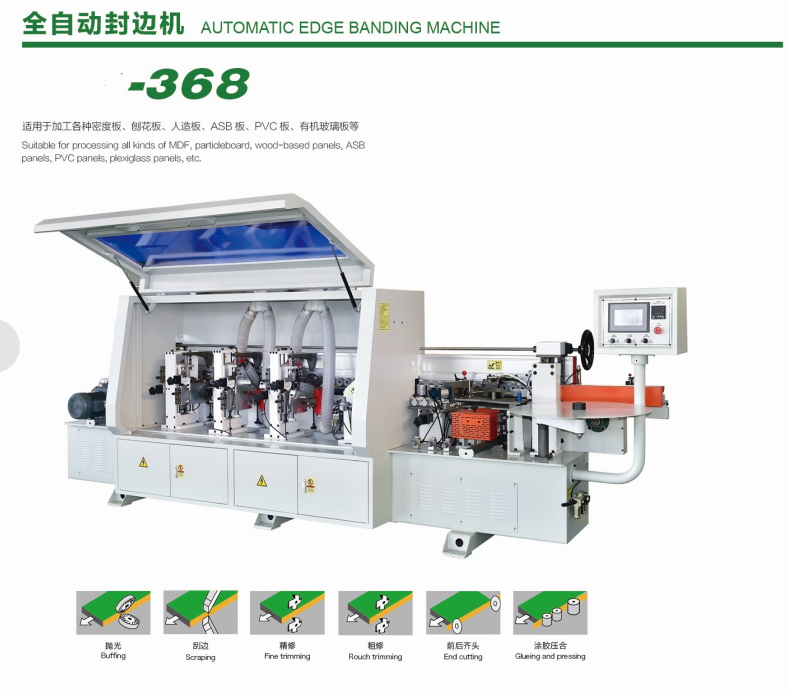 標準款全自動雙修封邊機 標準款全自動雙修封邊機