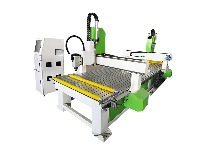 魯?shù)袢詣优菽婢吣Ｐ腿S立體雙龍門四軸搖擺頭雕刻機(jī)