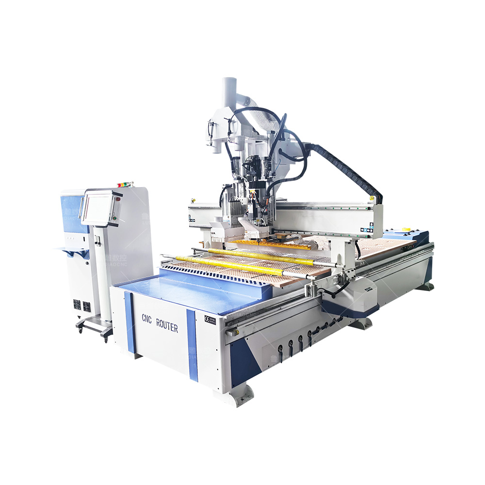 1328直排換刀加排鉆加自動上下料開料機(jī)